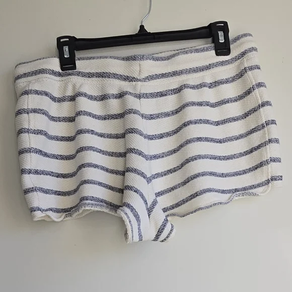 Old Navy Striped Terry Cloth Drawstring Shorts Size L - Picture 2 of 4